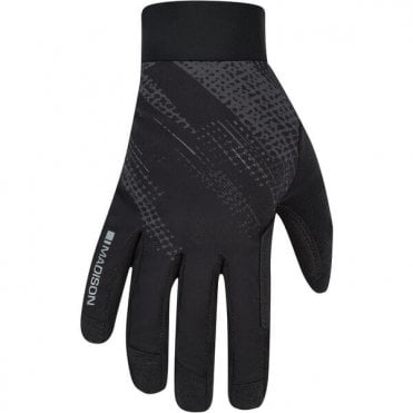 Madison Flux Waterproof Trail Gloves - Black Perforated Bolts