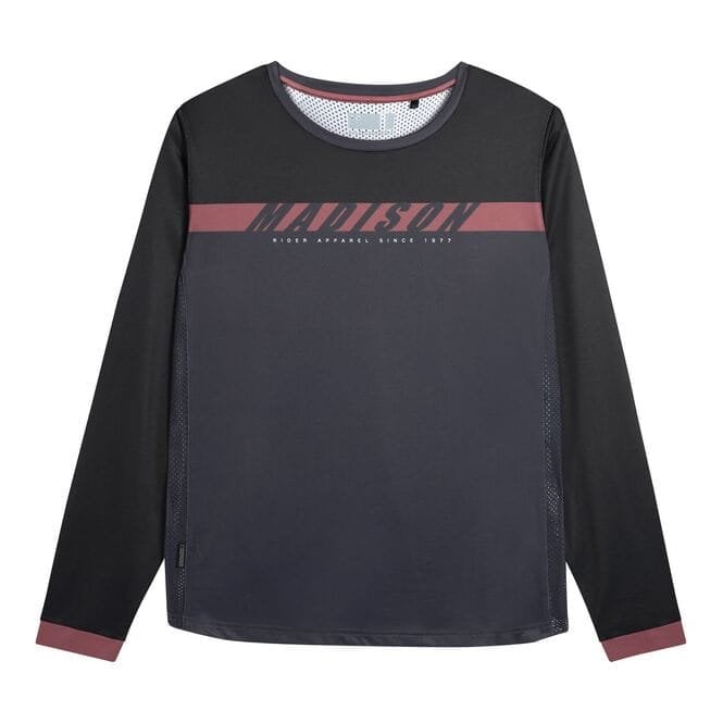 Madison Flux Women's Long Sleeve Jersey - Phantom Black