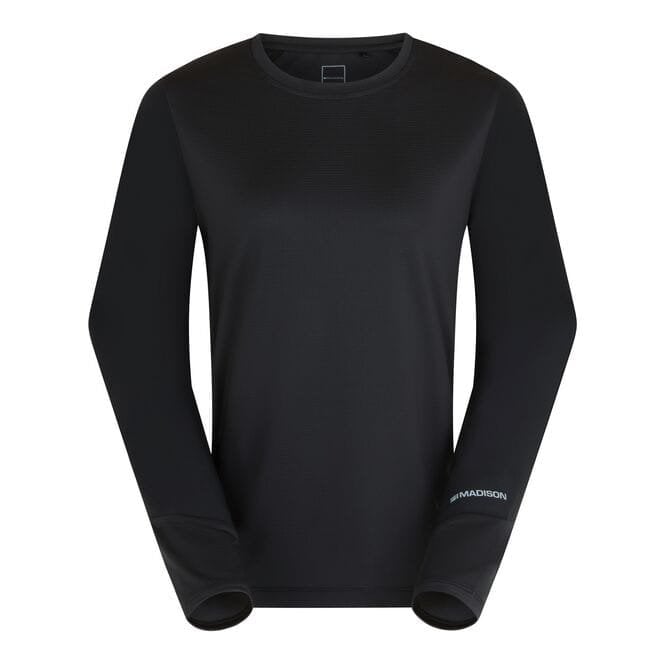Madison Flux Women's Long Sleeve Trail Jersey - Black