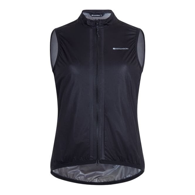 Madison Flux Women's Ultra Packable Waterproof Gilet - Black