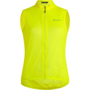 Madison Flux Women's Ultra Packable Waterproof Gilet - Yellow