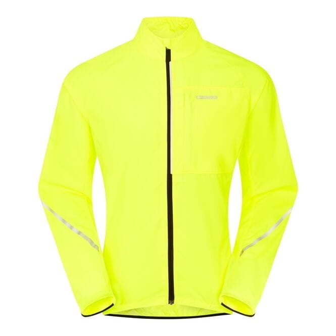 Madison Freewheel Men's Packable Jacket - Hi-viz Yellow