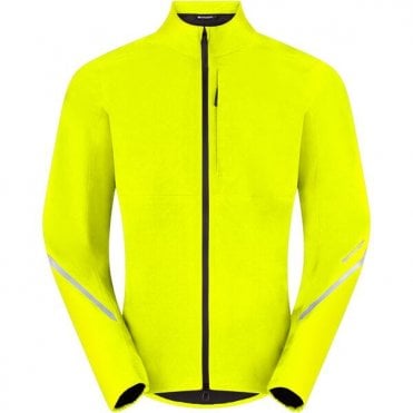 Madison Freewheel Men's Waterproof Jacket - Hi-viz Yellow