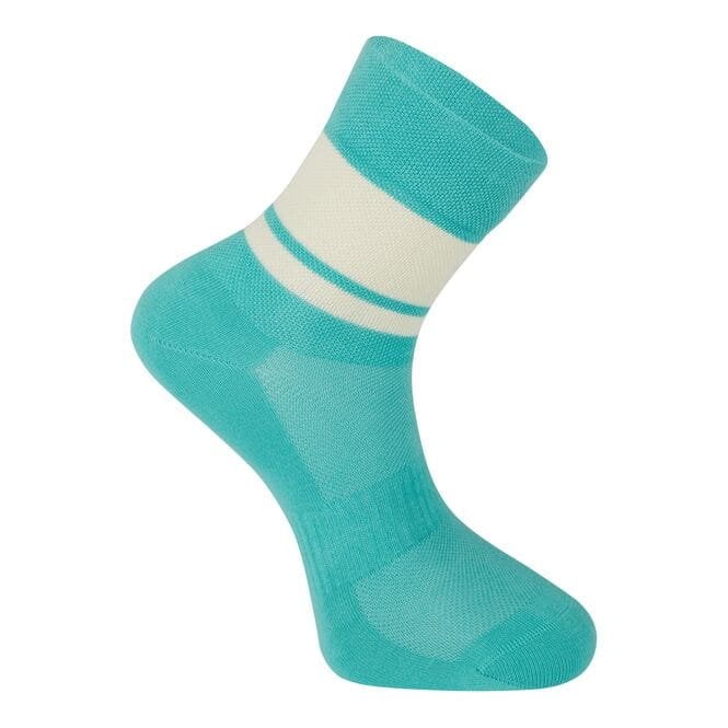 Madison Freewheel Sock - Aqua Blue