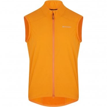 Madison Freewheel Windproof Packable Gilet - Men's - Mango Orange
