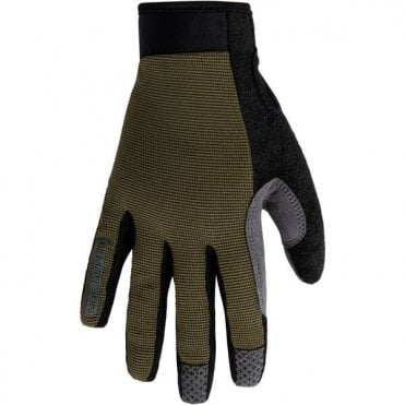 Madison Freewheel Youth Trail Gloves - Dark Olive