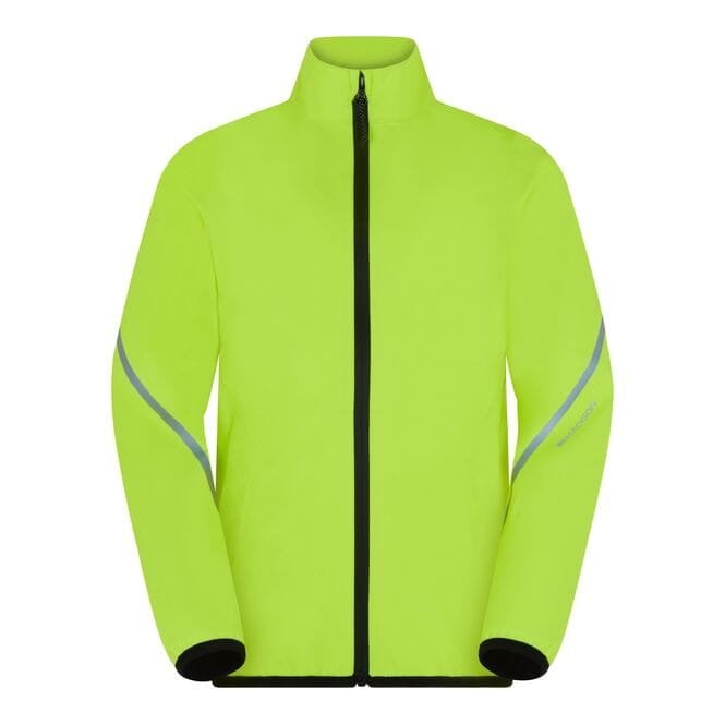 Madison Freewheel Youth Waterproof Jacket - Hi-viz Yellow -