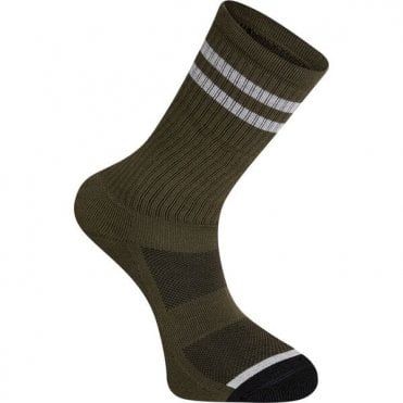 Madison Roam Extra Long Sock - Dark Olive / Grey