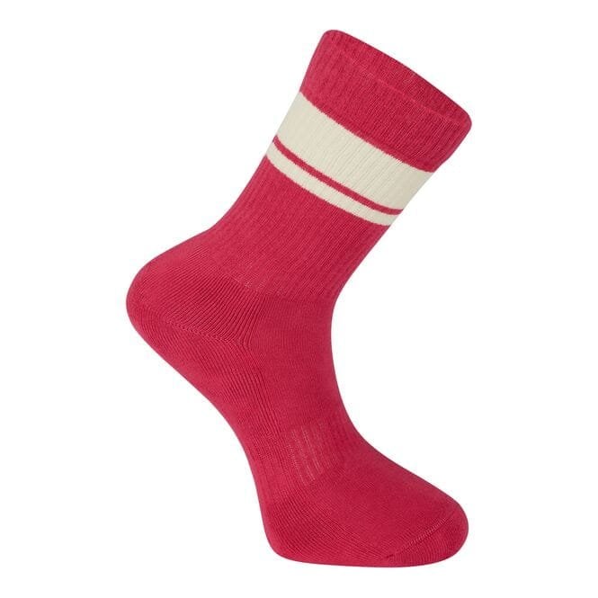 Madison Roam Isoler Crew Sock - Magenta Pink