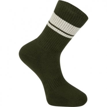Madison Roam Isoler Crew Sock - Midnight Green