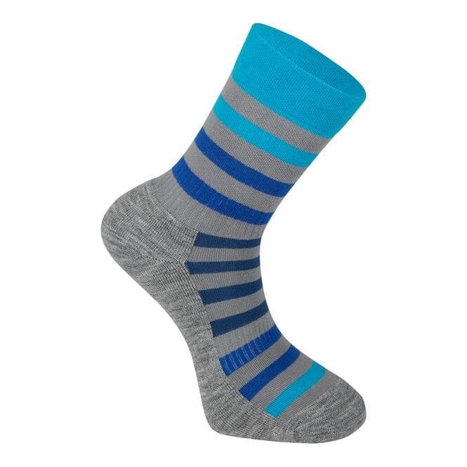 Madison Roam Isoler Merino 4 Season Sock - Blue / Grey