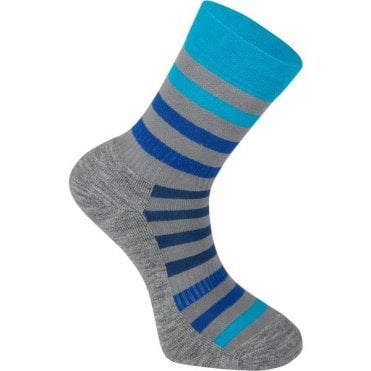 Madison Roam Isoler Merino 4 Season Sock - Blue / Grey