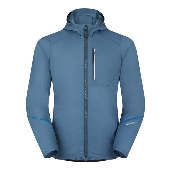 Madison Roam Men's Lightweight Windproof Packable Jacket - Lake Blue