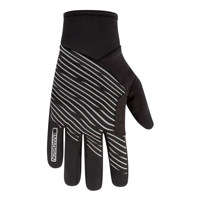 Madison Stellar Kids Reflective Windproof Thermal Gloves - Black