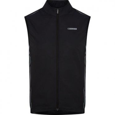 Madison Stellar Reflective Windproof Men's Gilet - Black