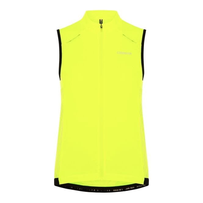 Madison Stellar Reflective Windproof Women's Gilet - Hi-viz Yellow