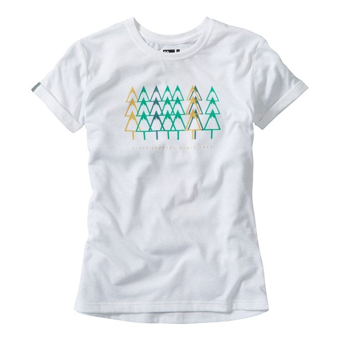 Madison Tech Tee women's - forest trail white - Size 14