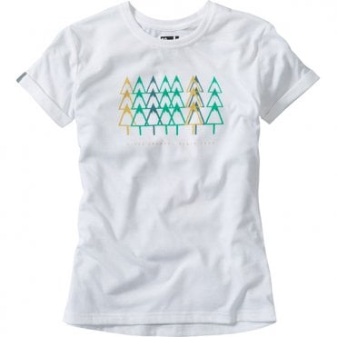 Madison Tech Tee women's - forest trail white - Size 14