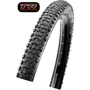 Maxxis Aggressor 120 TPI Folding Dual Compound TR/DD Tyre - 27.5 inch