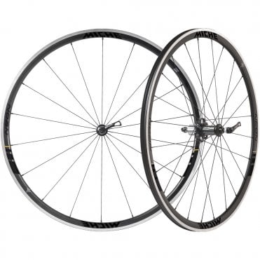 Miche Neon BoB Clincher Wheelset - Black on Black - Pair