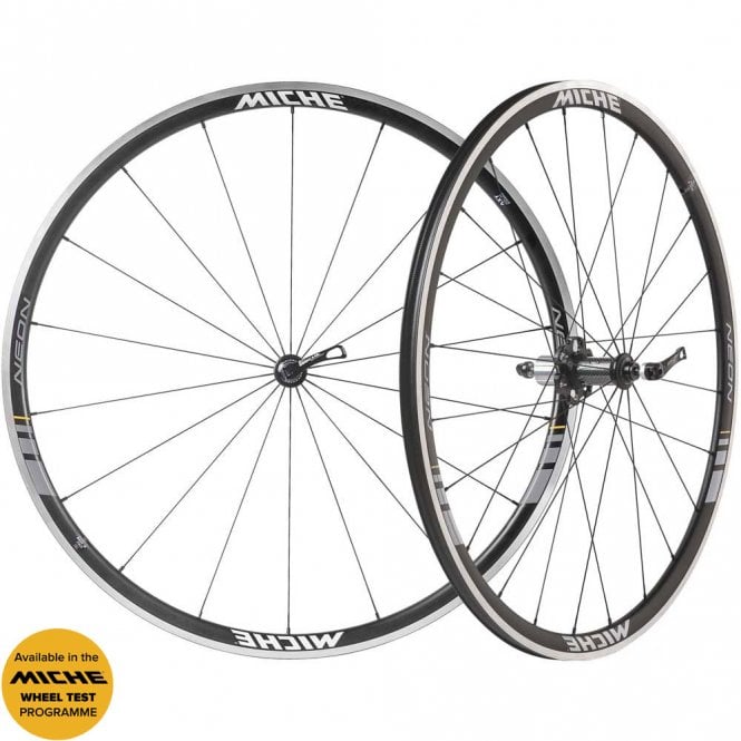 Miche Neon Clincher Wheelset - Black - Pair