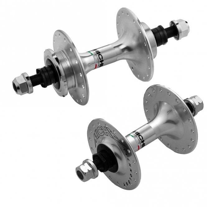 Miche Primato L/Flange 32h Fix/Free Hubs - Silver - Pair