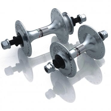 Miche Primato L/Flange 36h Track Hubs - Silver - Pair