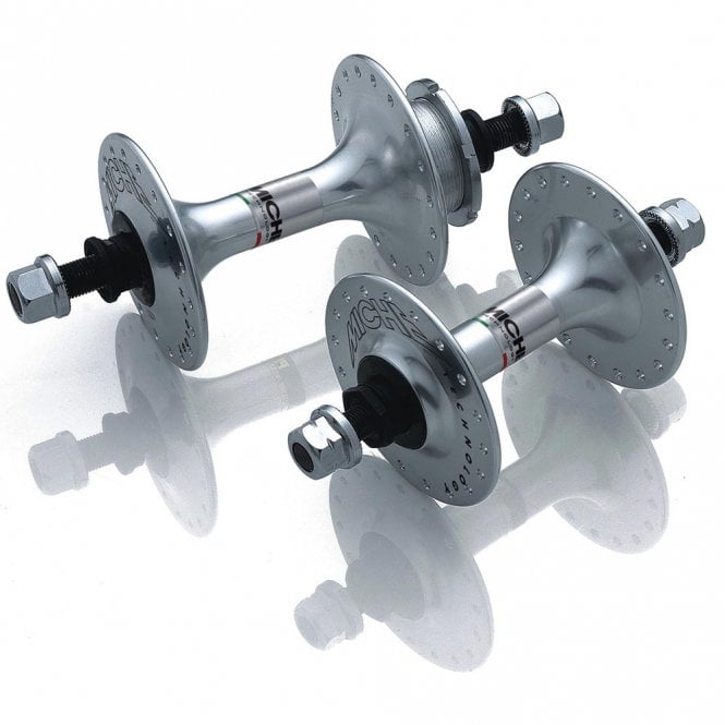 Miche Primato Large Flange 32H Track Hubs Silver