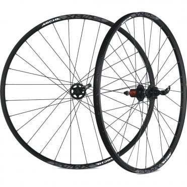 Miche XM45 29" Qr/15mm Disc Shimano Pair - Black - 29 Inch