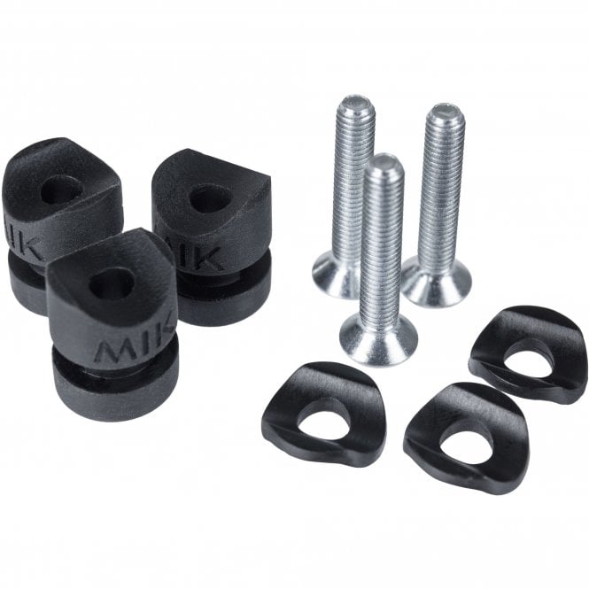 MIK Side Studs Set Of 3 Pieces Black