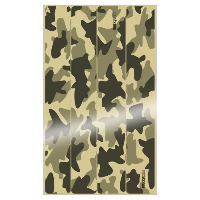 Mucky Nutz Camo Stay Skinz MTB Frame Protection - Black Gloss