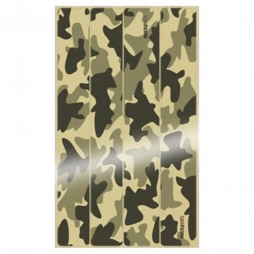 Mucky Nutz Camo Stay Skinz MTB Frame Protection - Black Gloss
