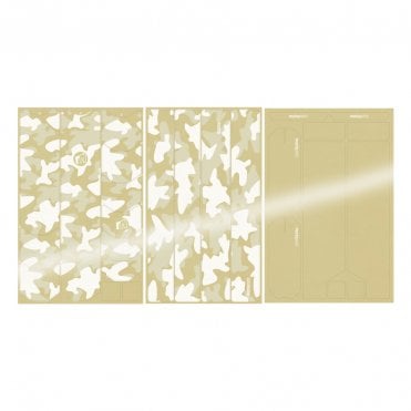 Mucky Nutz Camo The Works Skinz MTB Frame Protection - White Matt