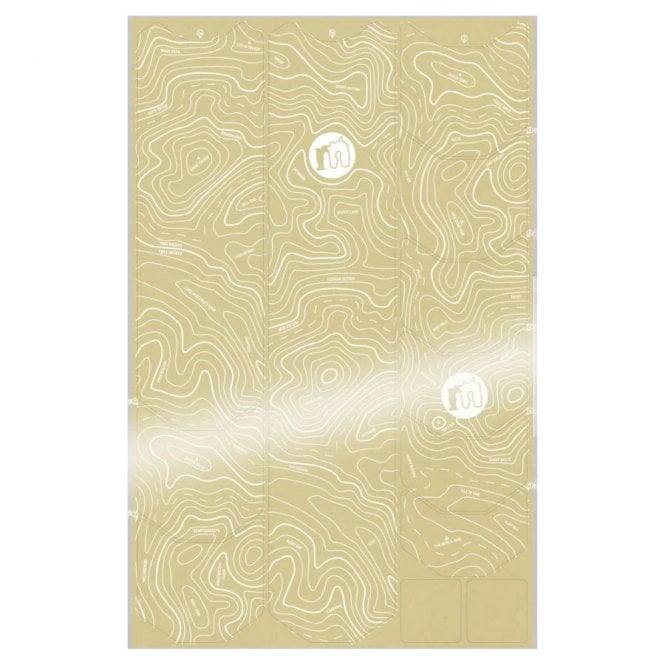 Mucky Nutz Contours Frame Skinz MTB Frame Protection - White Gloss