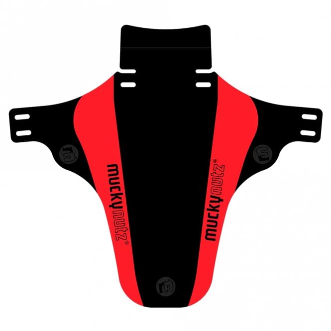 Mucky Nutz Face Fender MTB Clip-On Front Mudguard - Red
