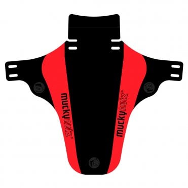 Mucky Nutz Face Fender MTB Clip-On Front Mudguard - Red