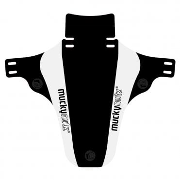 Mucky Nutz Face Fender MTB Clip-On Front Mudguard - White