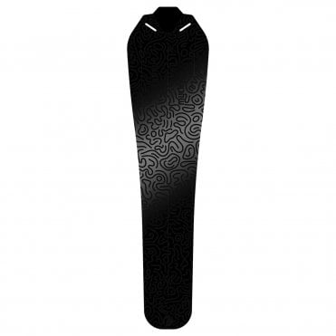 Mucky Nutz Kids Rear Fender Large Seatpost Mudguard - Doodle Black