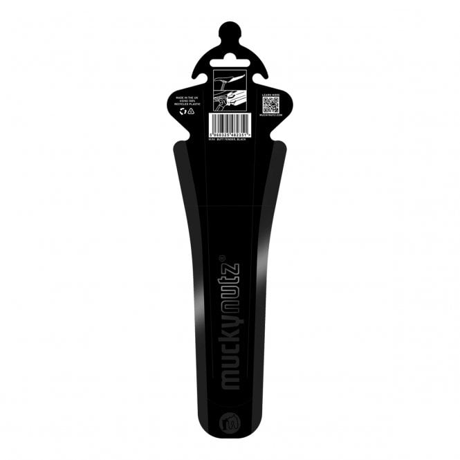 Mucky Nutz Mini Butt Fender Compact Rear Saddle Mudguard - Black