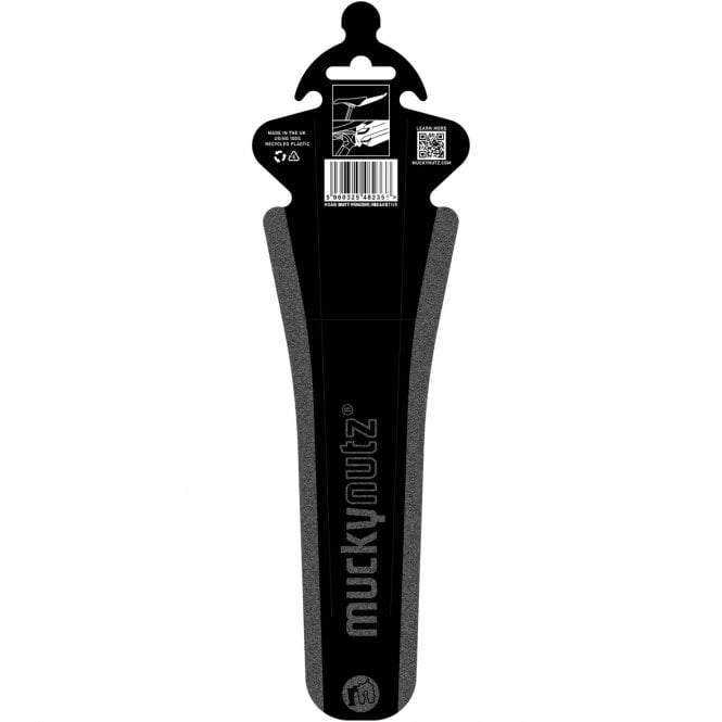 Mucky Nutz Mini Butt Fender Compact Rear Saddle Mudguard - Reflective