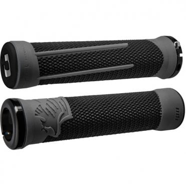 Odi AG2 V2.1 MTB Lock On Grips - Black / Black - 135 mm