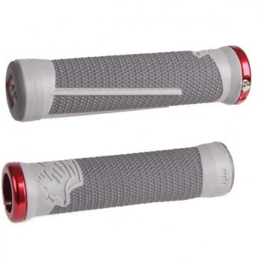 Odi AG2 V2.1 MTB Lock On Grips - Graphite / Grey - 135 mm