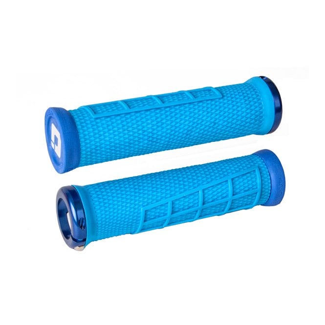 ODI Elite Flow MTB Lock On Grips - Blue  - 130 mm