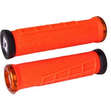 Odi Elite Flow MTB Lock On Grips - Orange  - 130 mm