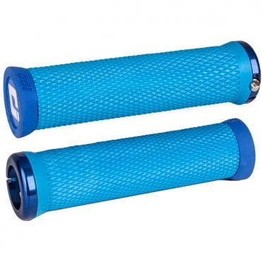 Odi Elite Motion MTB Lock On Grips - Blue - 130 mm