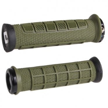 Odi Elite Pro MTB Lock On Grips - Army Green - 130 mm