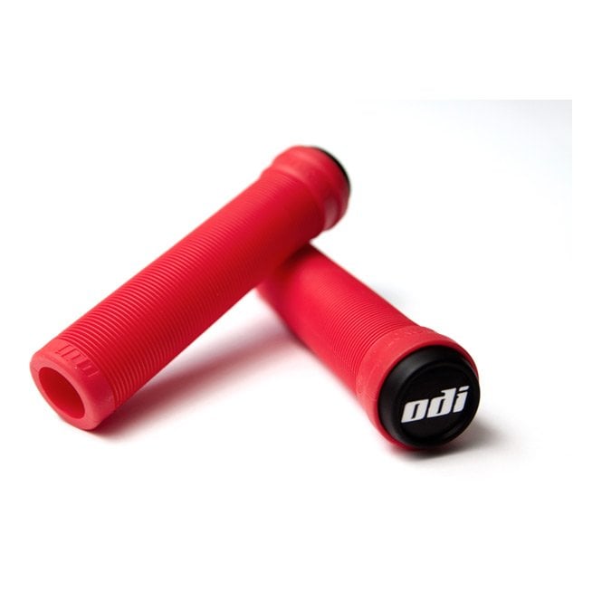 ODI Longneck Pro Soft Bmx / Scooter Grips 135 mm - Red