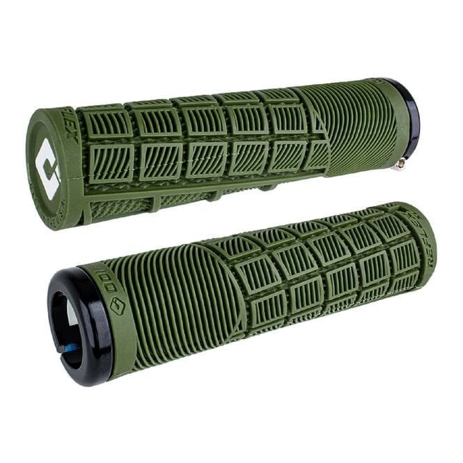 ODI Reflex XL MTB Lock On Grips - 135 mm - Army Green