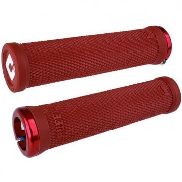 Odi Ruffian V2.1 MTB Lock On Grips 135 mm - Dark Red