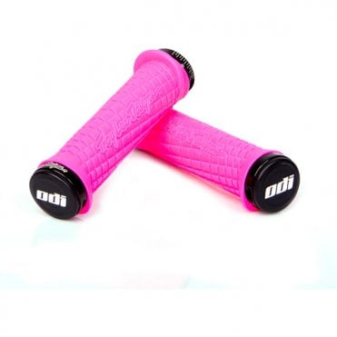Odi Troy Lee Designs Lock On Grips - 130 mm - Pink / Black